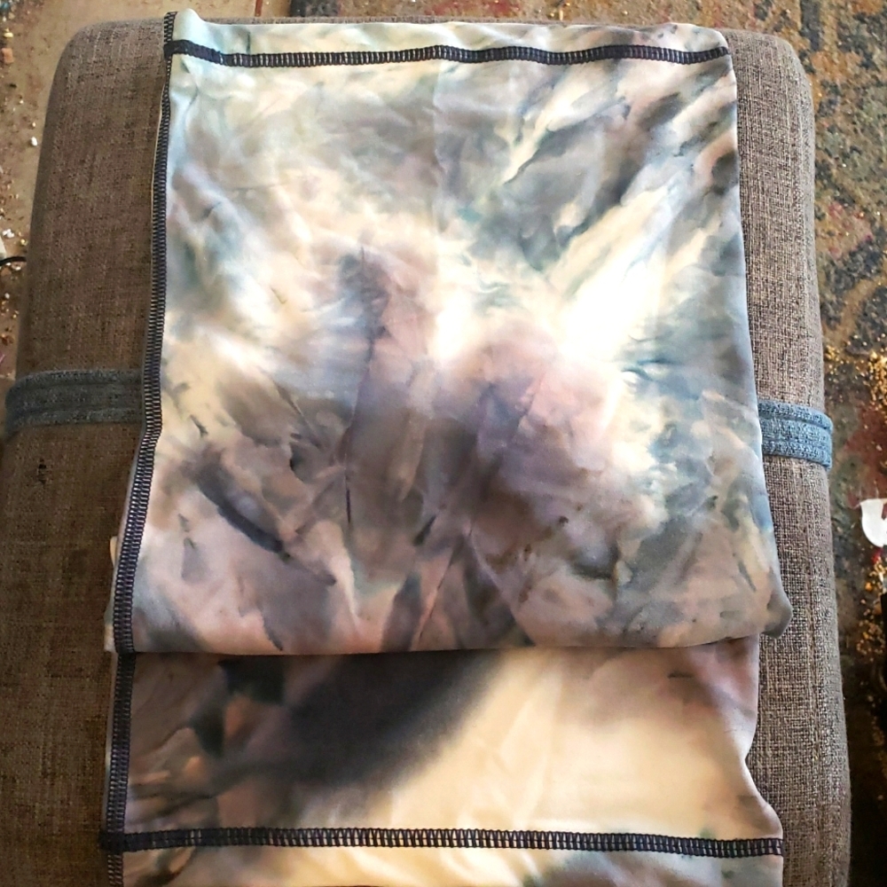 Saitag Blue Tie Dye Sun Dust Protection Neck Gaiter 